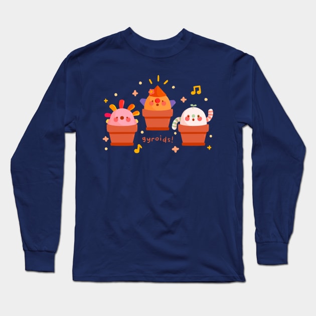 Gyroids Long Sleeve T-Shirt by maiadrawss